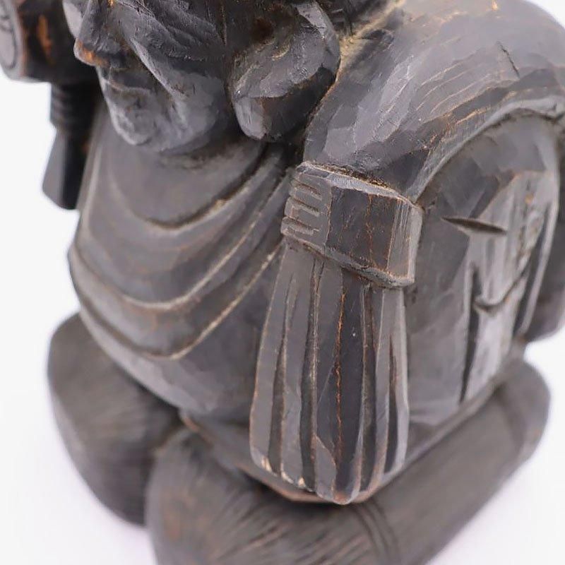 木彫り 大黒天 大黒様 七福神 縁起物 かわいい やさしい 骨董 木彫り 大黒天 大黒様 七福神 縁起物 かわいい やさしい 骨董