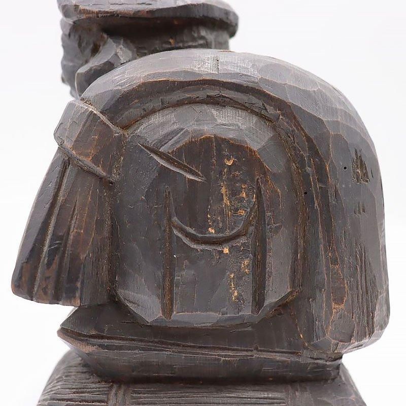 木彫り 大黒天 大黒様 七福神 縁起物 かわいい やさしい 骨董 木彫り 大黒天 大黒様 七福神 縁起物 かわいい やさしい 骨董