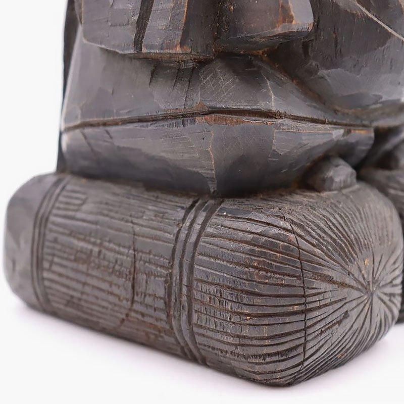 木彫り 大黒天 大黒様 七福神 縁起物 かわいい やさしい 骨董 木彫り 大黒天 大黒様 七福神 縁起物 かわいい やさしい 骨董