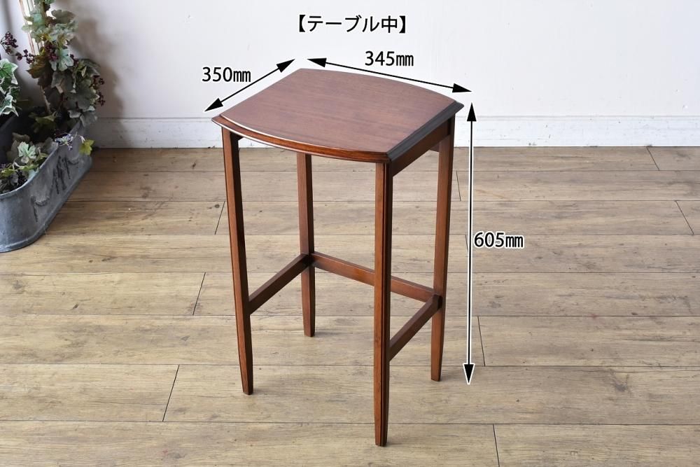 ネストテーブル　ヴィンテージ　マホガニー　北欧　家具　ヨーロッパ 英国製マホガニーネストテーブル｜1910年代エドワーディアンスタイル
