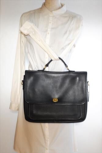 訳あり USA製 COACH オールドコーチ レザー ブリーフケース 訳あり USA製 COACH オールドコーチ レザー ブリーフケース