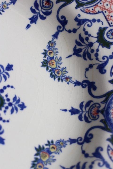 フランス アンティーク GIEN のお皿 ジアン - ANTIQUE LEAVES フランス アンティーク GIEN のお皿 ジアン - ANTIQUE LEAVES