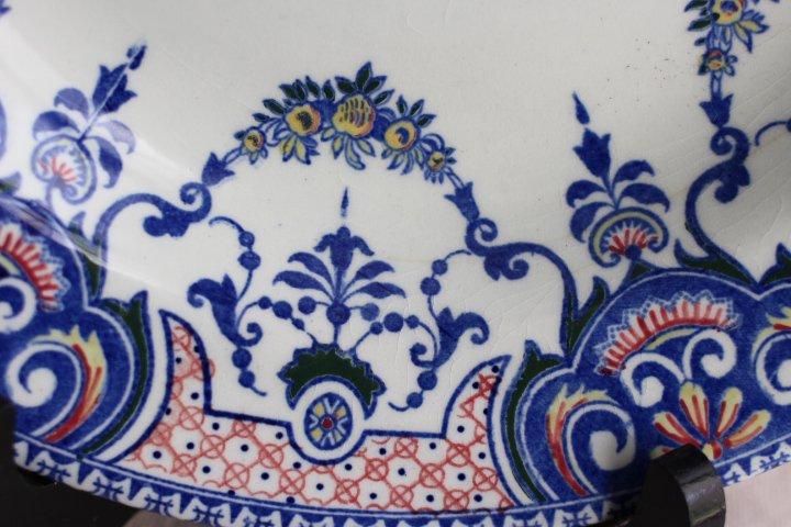 フランス アンティーク GIEN のお皿 ジアン - ANTIQUE LEAVES フランス アンティーク GIEN のお皿 ジアン - ANTIQUE LEAVES