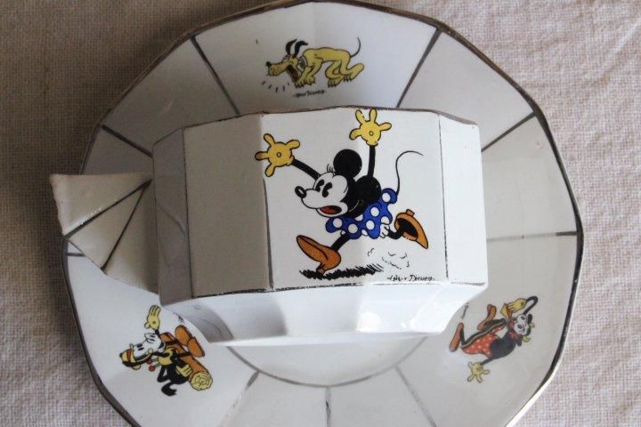 フランス アンティーク カップ&ソーサー FAIENCERIE D'ONNAING