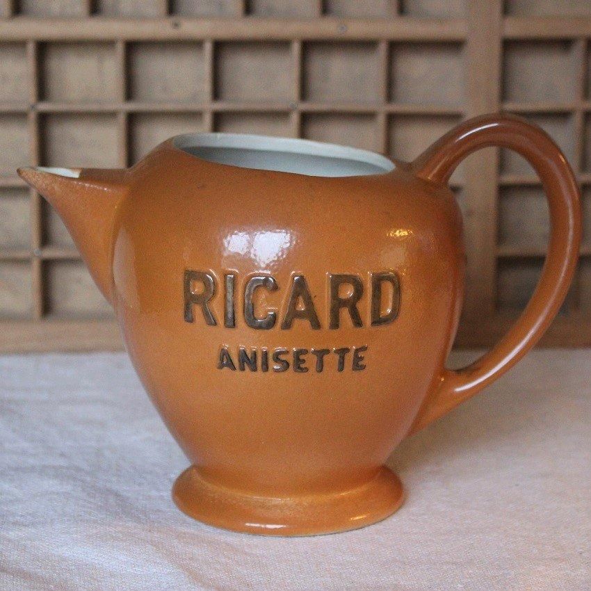 フランス　ヴィンテージ　RICARD ピッチャー　水差し　リカール フランスヴィンテージRICARD ピッチャー水差しリカール