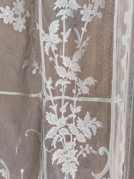 アンティークレースカーテン - ANTIQUE LEAVES アンティークレースカーテン - ANTIQUE LEAVES