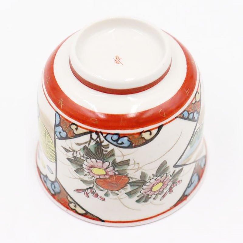 金継ぎ】手描き 細字 細密 加賀九谷焼 赤絵 茶器セット 煎茶