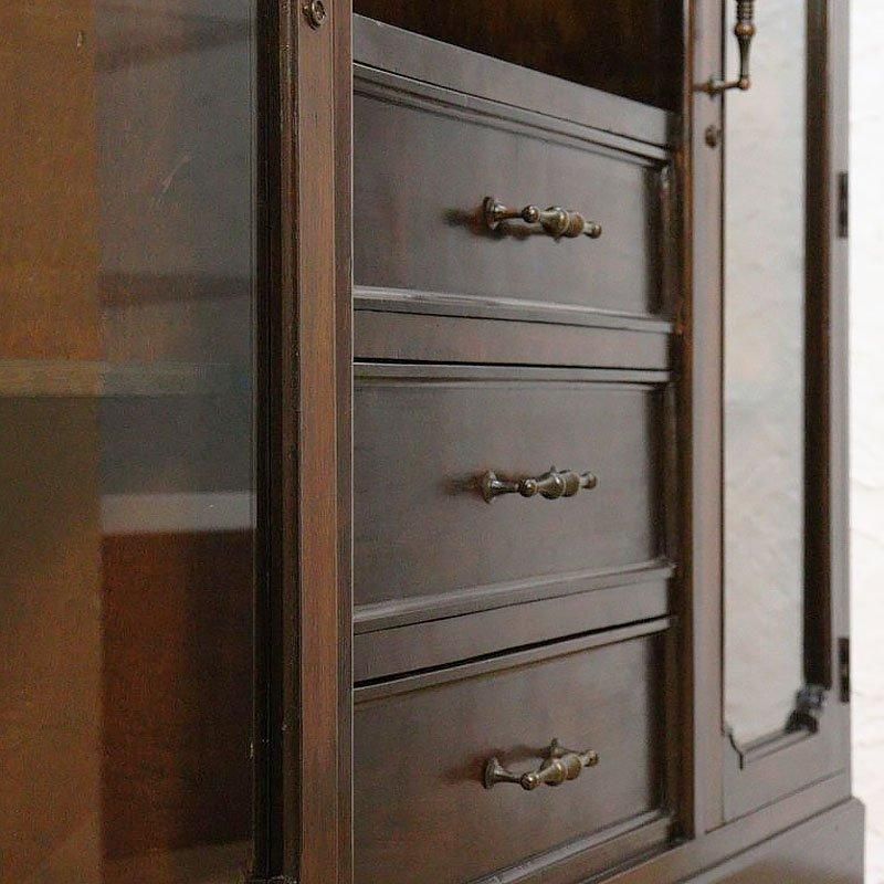 ヴィンテージ 昭和レトロ サイドバイサイド ブックキャビネット