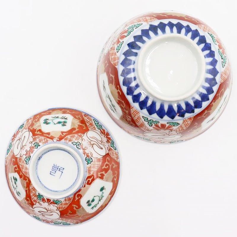 蓋茶碗■古九谷 染付 赤花唐草紋 8客 新田 蓋物 蓋鉢 時代物 骨董品■① 蓋茶碗□古九谷 染付 赤花唐草紋 8客 新田 蓋物 蓋