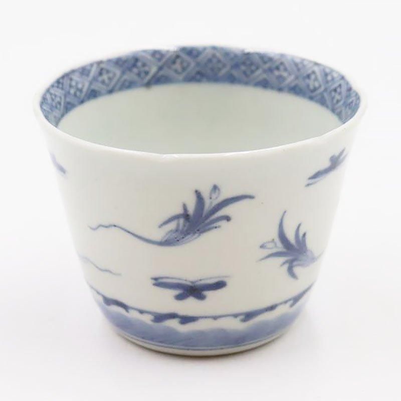 手描き 染付 湯呑 蕎麦猪口 カップ 小鉢 骨董 和食器 伊万里 手描き 染付 湯呑 蕎麦猪口 カップ 小鉢 骨董 和食器 伊万里