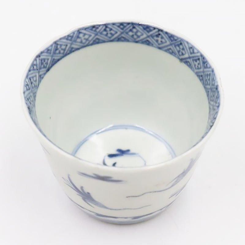 手描き 染付 湯呑 蕎麦猪口 カップ 小鉢 骨董 和食器 伊万里