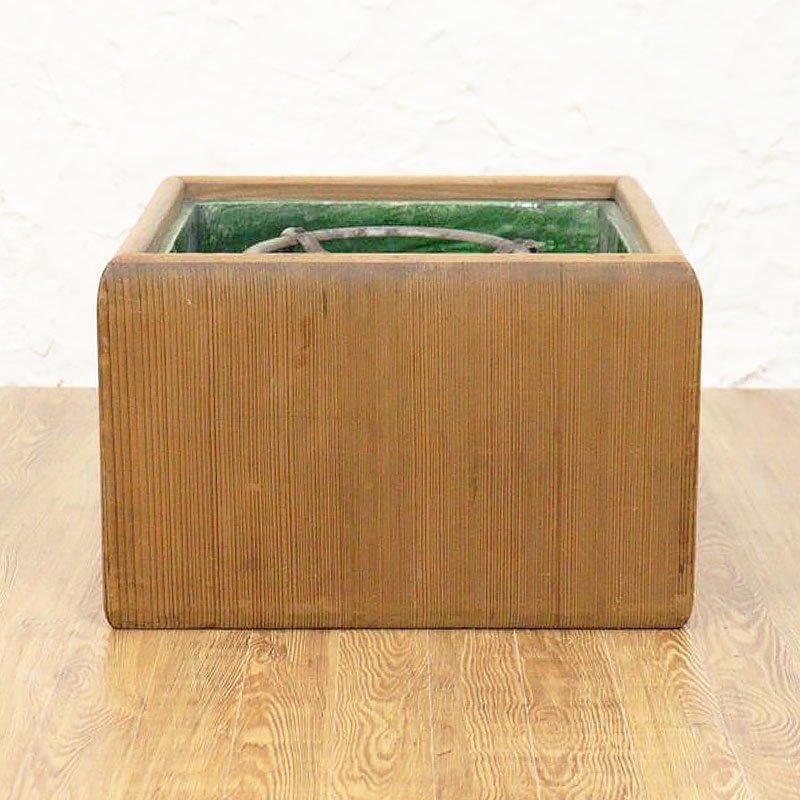 サービス品 角火鉢 緑釉火鉢 骨董 アンティーク 民芸 小民具 サービス品 角火鉢 緑釉火鉢 骨董 アンティーク 民芸 小民具