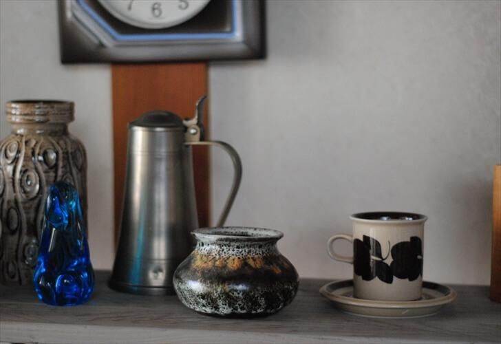 ドイツから ヴィンテージ 陶器の花瓶 花器 Art pottery Fat Lava ドイツから ヴィンテージ 陶器の花瓶 花器 Art pottery Fat Lava