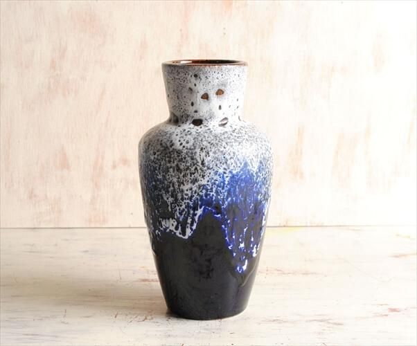 西ドイツ製 ヴィンテージ Scheurich窯 陶器の花瓶 Fat Lava 花器 西ドイツ製 ヴィンテージ Scheurich窯 陶器の花瓶 Fat Lava 花器