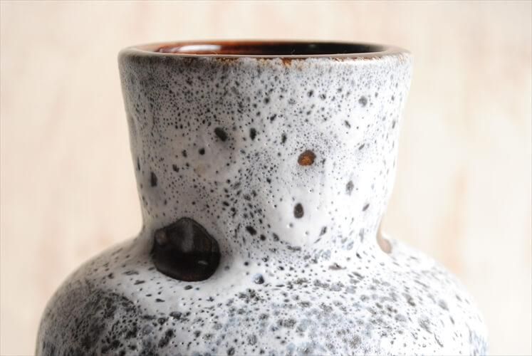 西ドイツ製 ヴィンテージ Scheurich窯 陶器の花瓶 Fat Lava 花器 西ドイツ製 ヴィンテージ Scheurich窯 陶器の花瓶 Fat Lava 花器