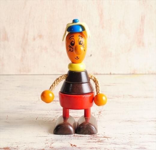 ドイツより ヴィンテージ かわいい木製フィギュア ウッド