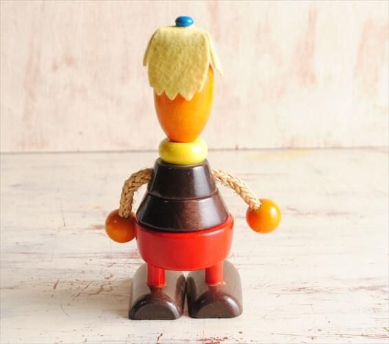 ドイツより ヴィンテージ かわいい木製フィギュア ウッド
