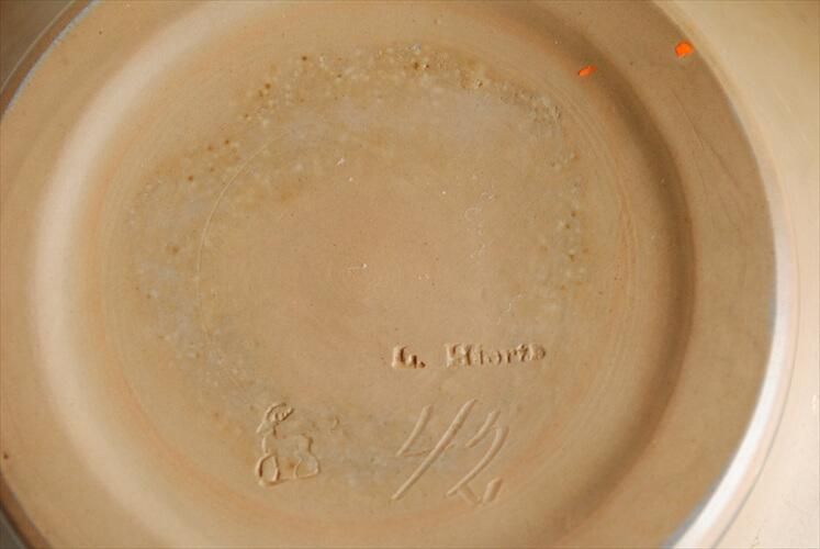 デンマーク製 L.Hjorth 13.5cm ボウル お皿 器 ヨート窯 北欧 デンマーク製 L.Hjorth 13.5cm ボウル お皿 器 ヨート窯 北欧