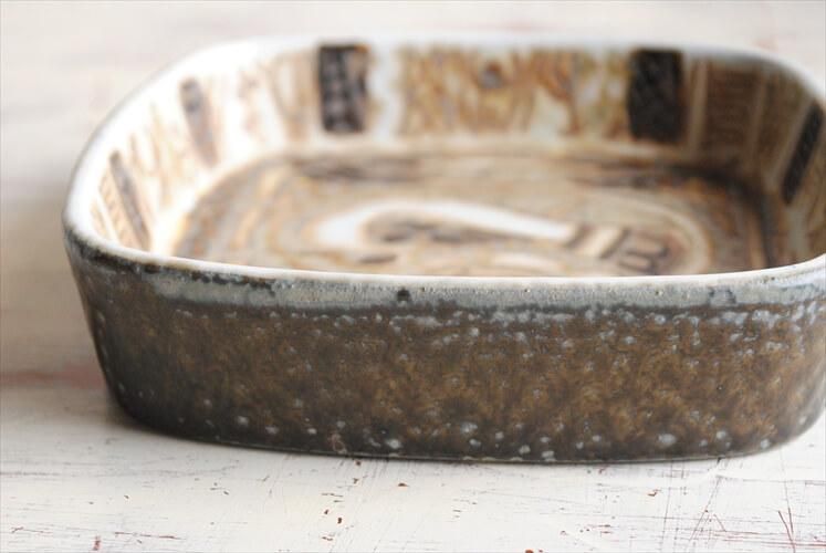 ロイヤルコペンハーゲン/バッカ/ヴィンテージ/茶色スクエアベース