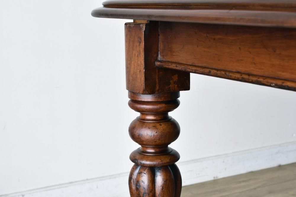 1900年代英国製アンティークエクステンションテーブルマホガニー