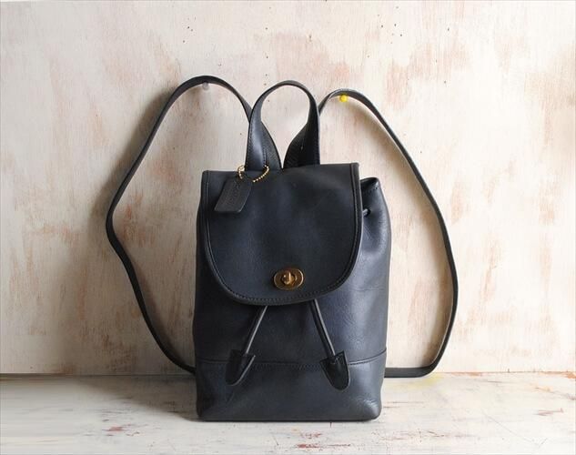 美品】OLD COACH オールドコーチ パックパック レザー - バッグ 美品】OLD COACH オールドコーチ パックパック レザー - バッグ