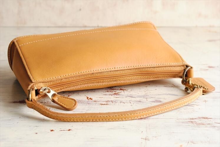 USA製 COACH オールドコーチ レザー ハンドバッグ クラッチ