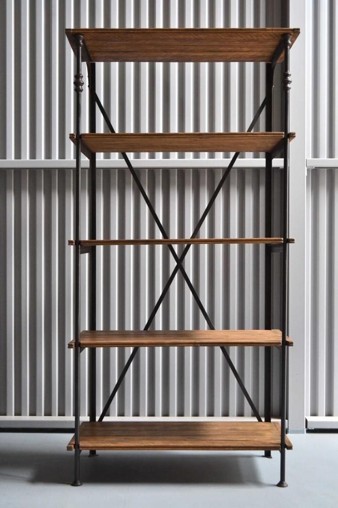 Iron frame shelf