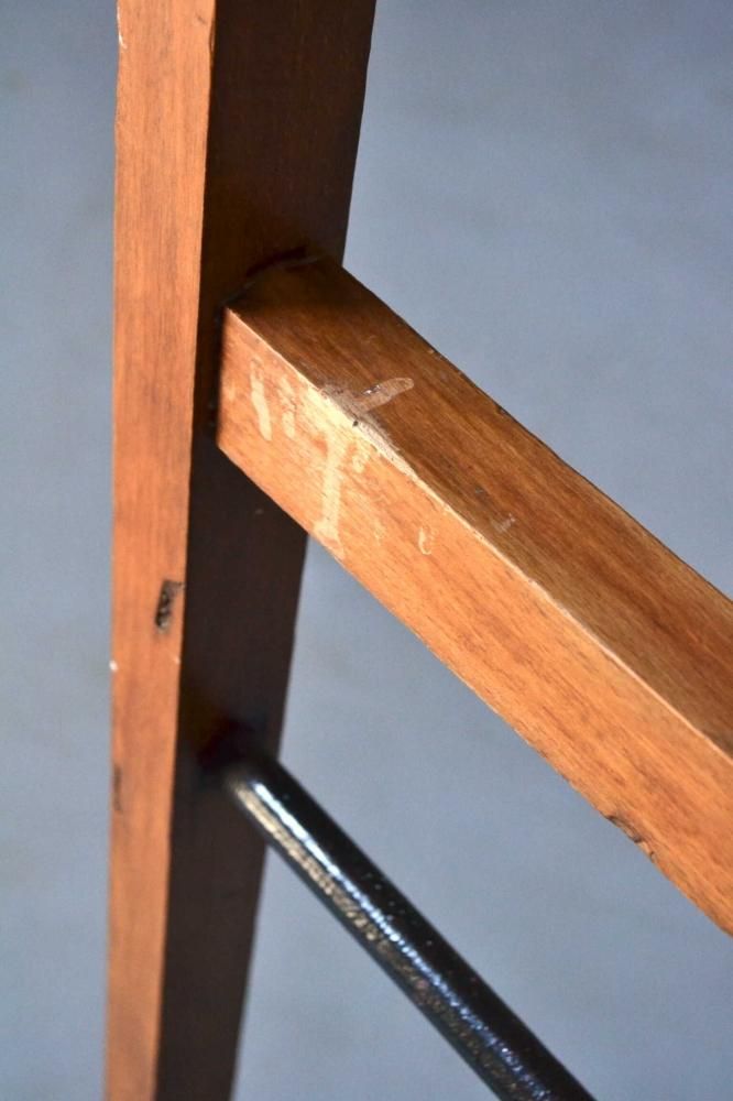 Vintage garments rack double rail