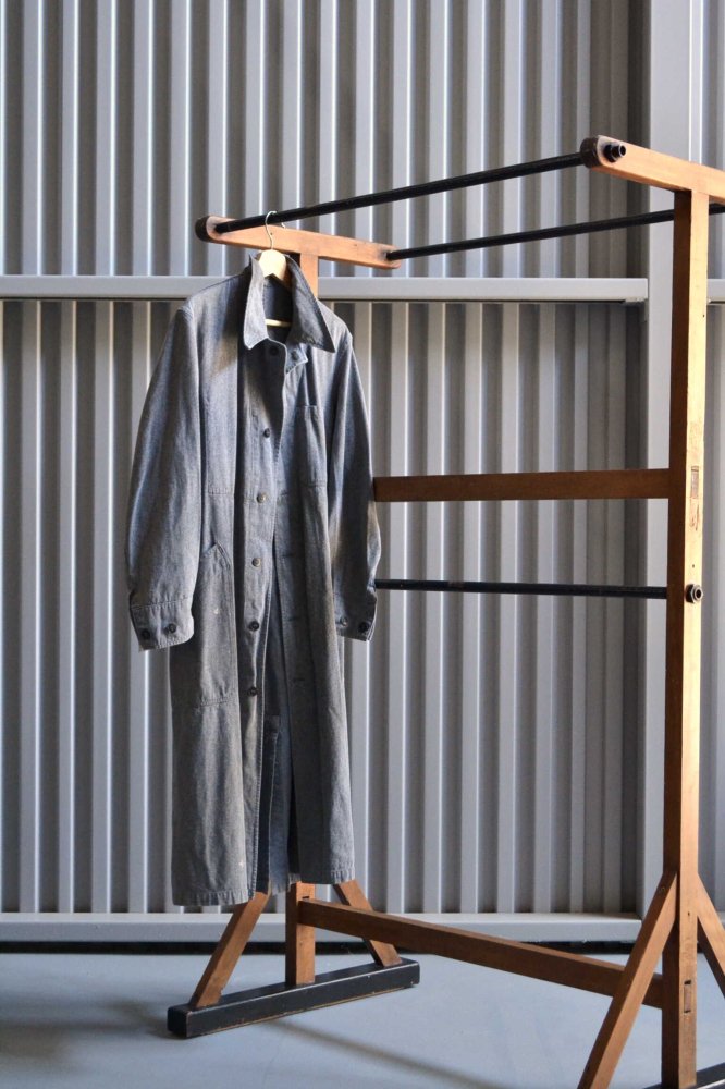 Vintage garments rack double rail