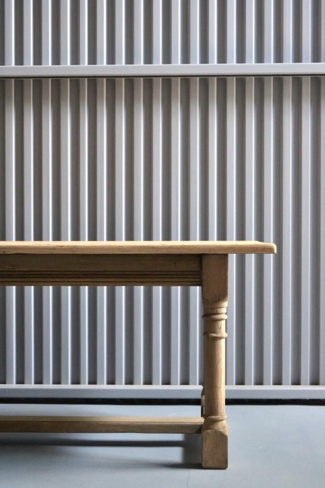 Refectory dining table oak