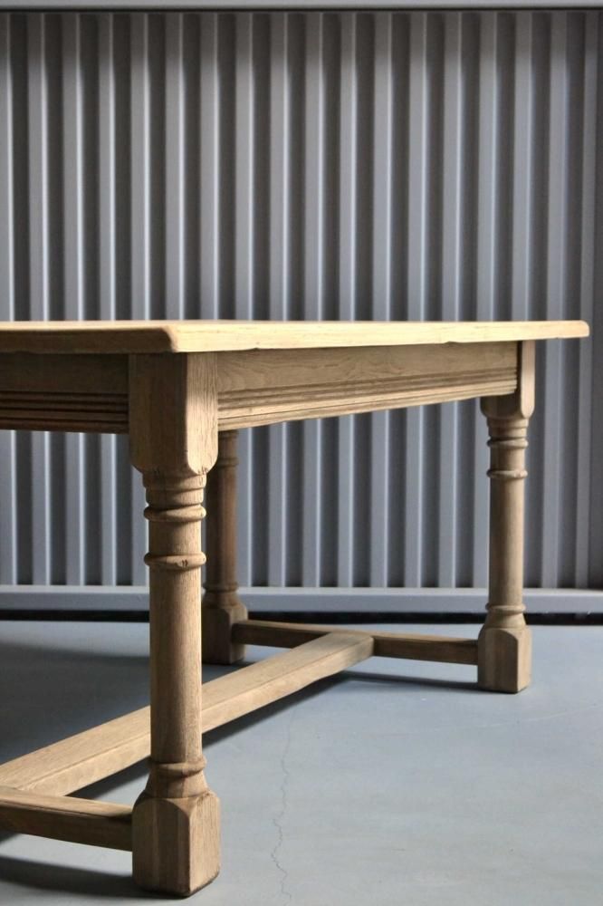 Refectory dining table oak