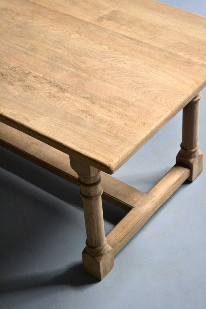 Refectory dining table oak