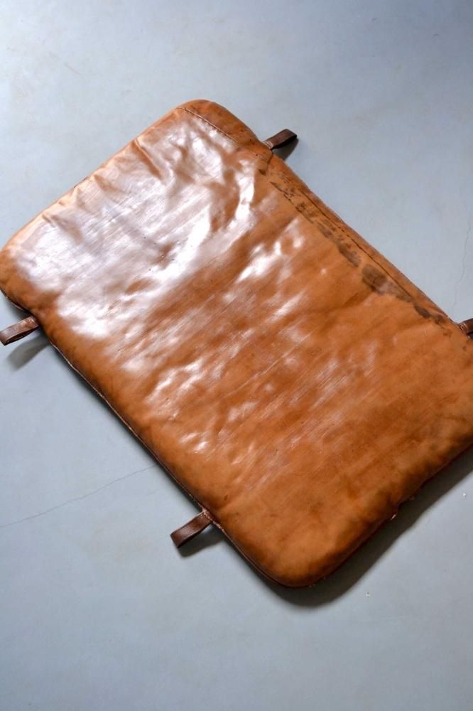 Vintage gymnastic leather mat