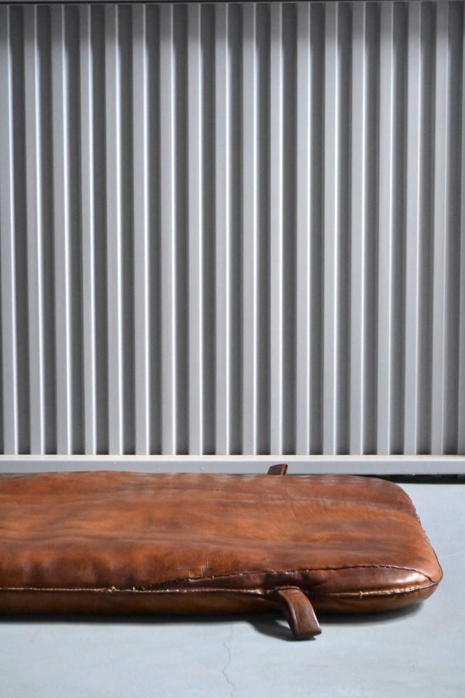 Vintage gymnastic leather mat