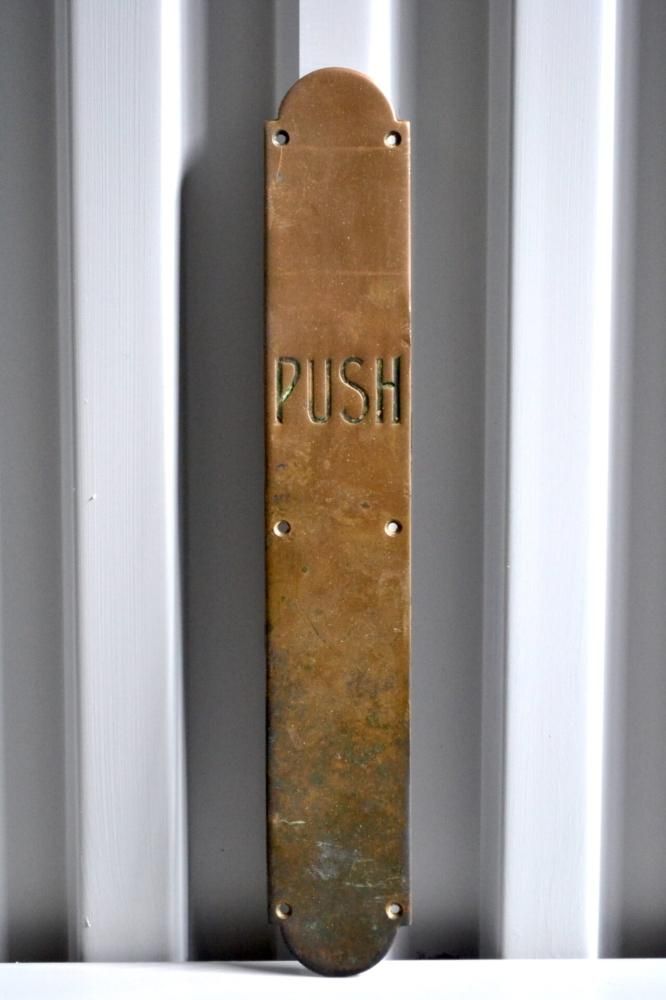 Push plate