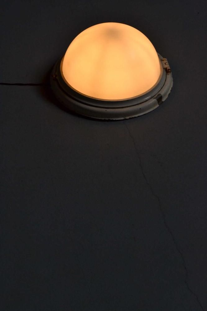 Vintage train ceiling lamp