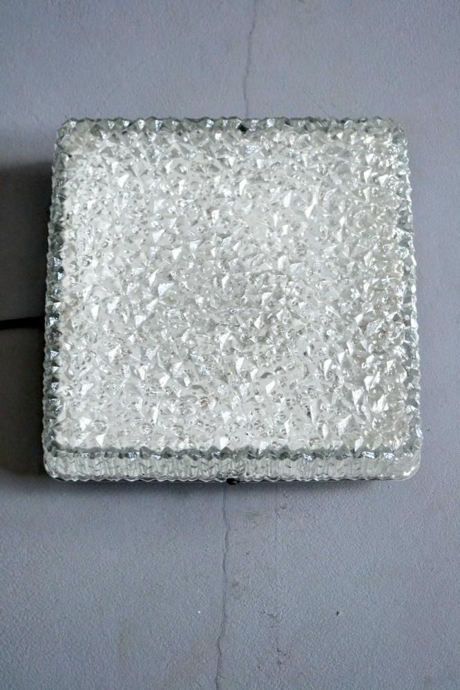 Glass wall lamp HOLOPHANE