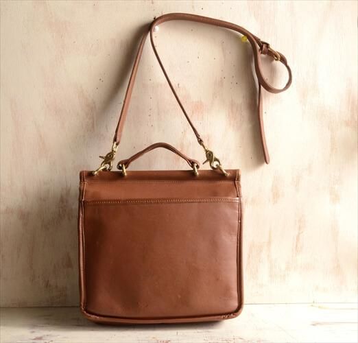 USA製 COACH オールドコーチ レザー 2way ショルダーバッグ USA製 COACH オールドコーチ レザー 2way ショルダーバッグ
