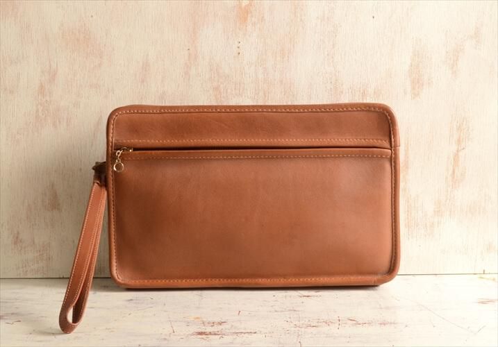 USA製 COACH オールドコーチ レザー クラッチバッグ セカンド USA製 COACH オールドコーチ レザー クラッチバッグ セカンド