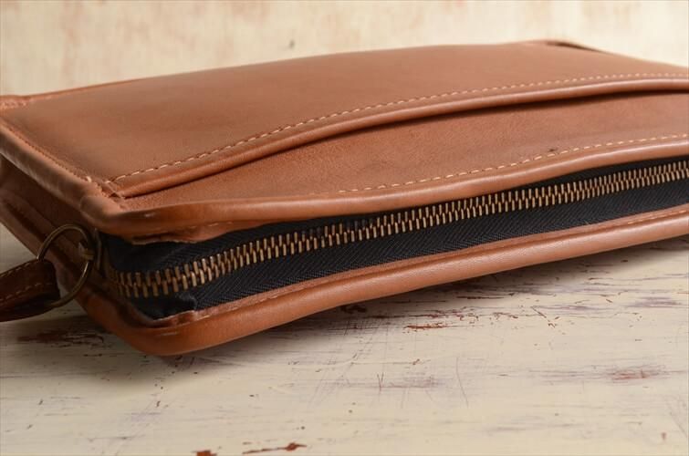USA製 COACH オールドコーチ レザー クラッチバッグ セカンド USA製 COACH オールドコーチ レザー クラッチバッグ セカンド