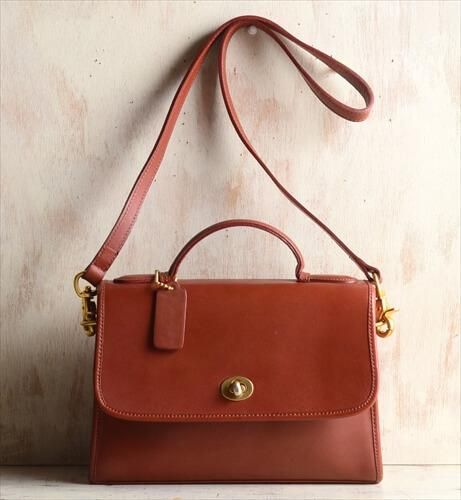 COACH オールドコーチ レザー 2way ショルダーバッグ COACH オールドコーチ レザー 2way ショルダーバッグ