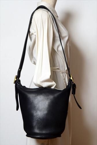 COACH オールドコーチ バケツ型 ダッフル ショルダーバッグ 本革 COACH オールドコーチ バケツ型 ダッフル ショルダーバッグ 本革