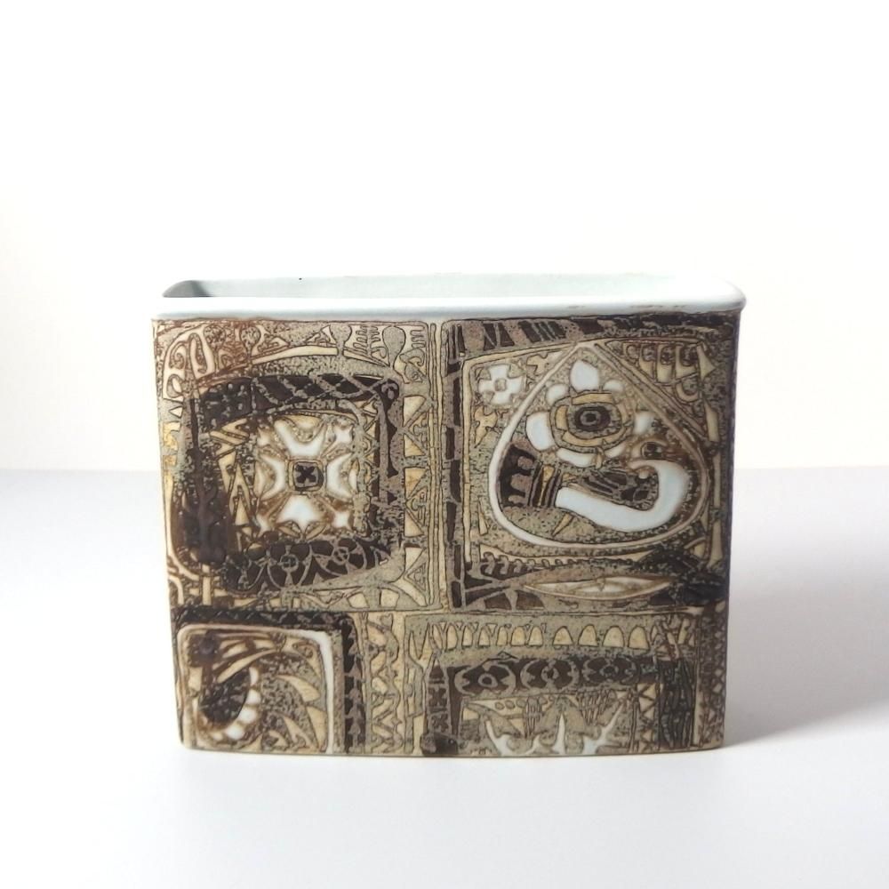 ロイヤルコペンハーゲン バッカ　スクエア　フラワーベース ロイヤルコペンハーゲン バッカ フラワーベース 花瓶 北欧インテリア