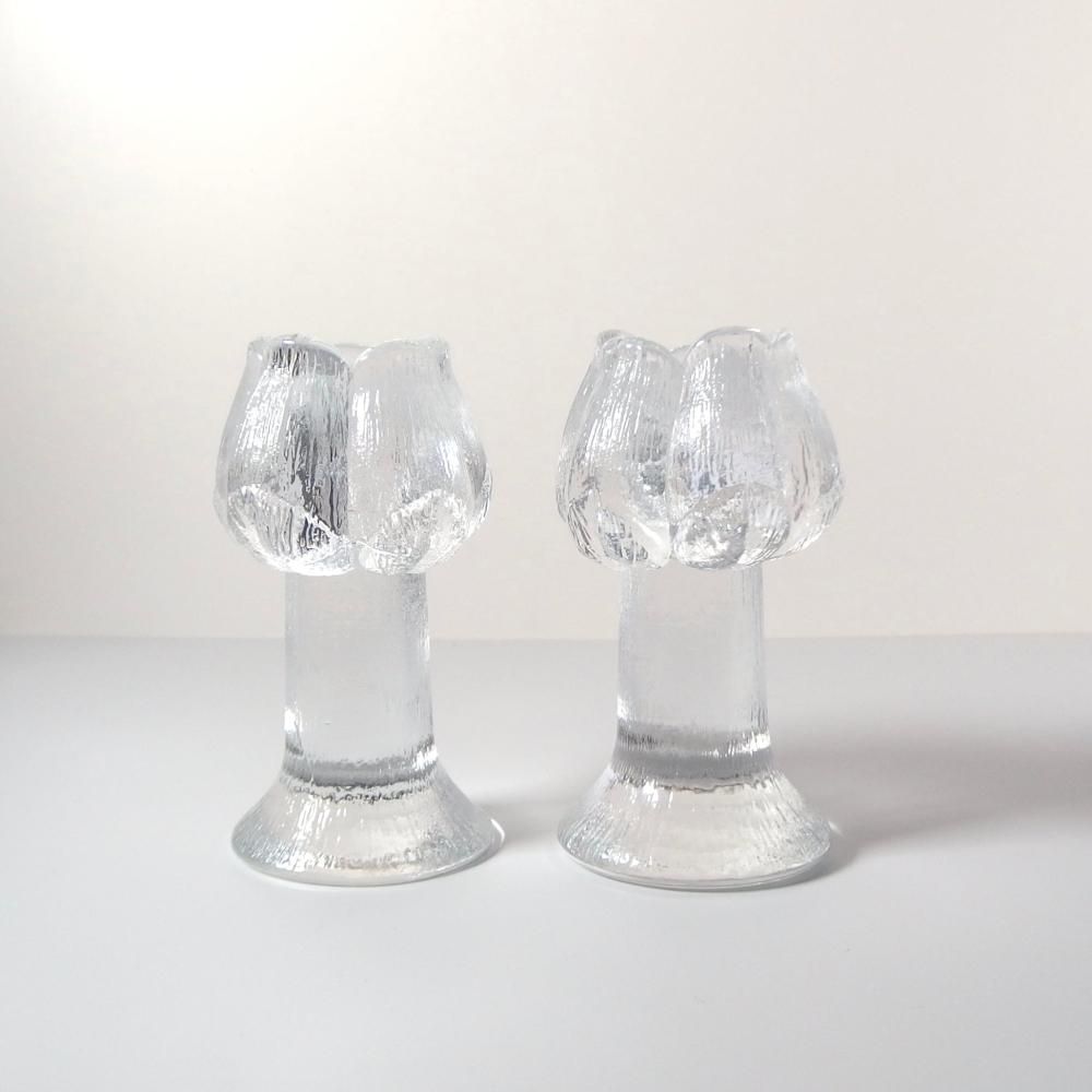 Kosta Boda キャンドルホルダー 蕾デザイン