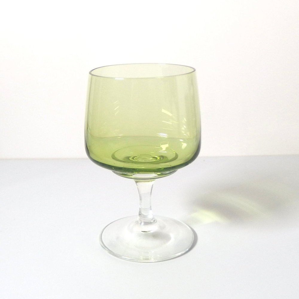 【北欧 デンマーク ヴィンテージ】Holmegaard （ホルムガード） Mandalay（マンダレー） white wine glass