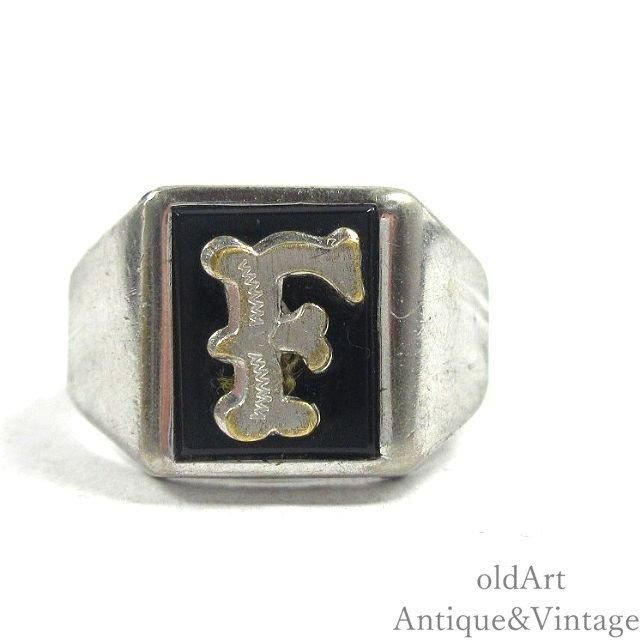 ヴィンテージ USA製1950年代VARGAS社シルバーリングF