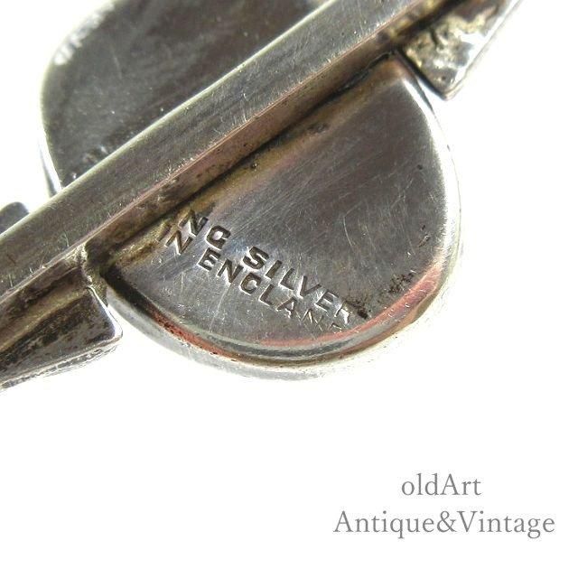 100%品質 英国イギリス製アンティーク1920年代アールデコモルフォ蝶 シルバー