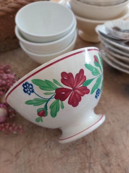 サルグミンヌのカフェオレボウル | フランス アンティーク 陶器