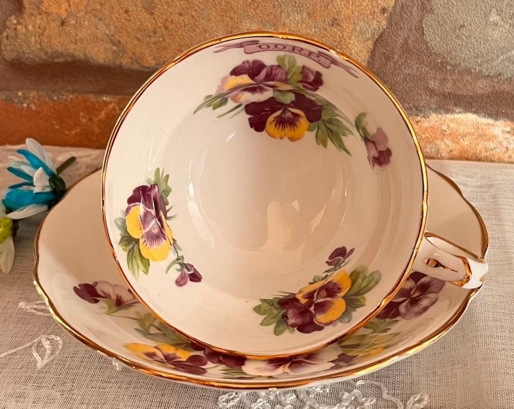 ハマースレイ】花柄陶器ハンドベル 1990年代 ハマースレイ