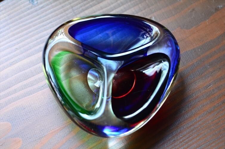 イタリア製 ムラーノガラス 器 オブジェ Italy Murano glass イタリア製 ムラーノガラス 器 オブジェ Italy Murano glass
